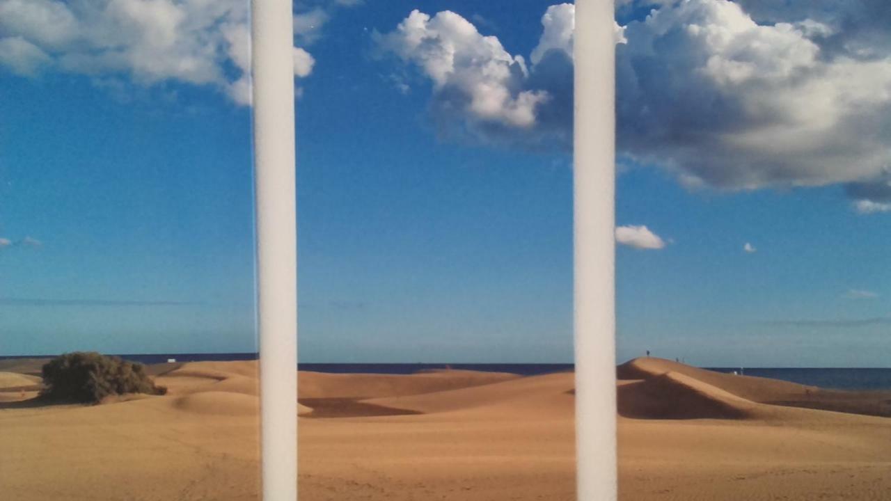 Canarian Havaii En Faluas بلايا ديل إنغلز المظهر الخارجي الصورة